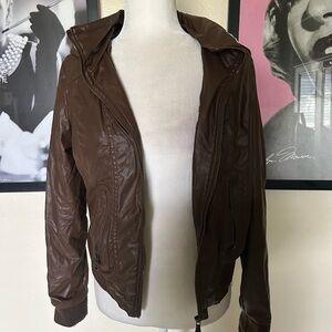 New Look Brown Leather Jacket